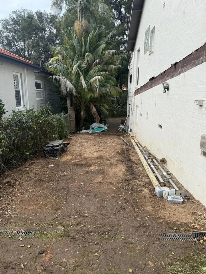 Builder handover residential strip out work, view 2