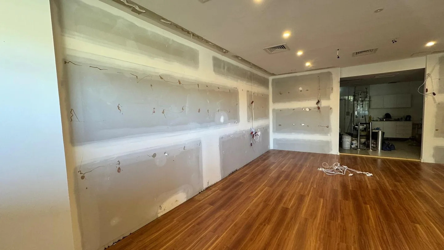 Commercial chocolate shop strip out work, view 4