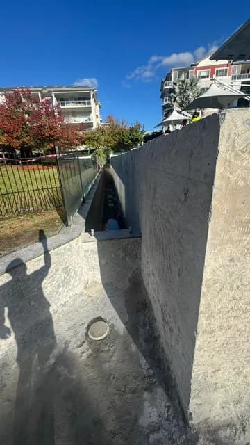 Commercial strata block swimming pool strip out work, view 5