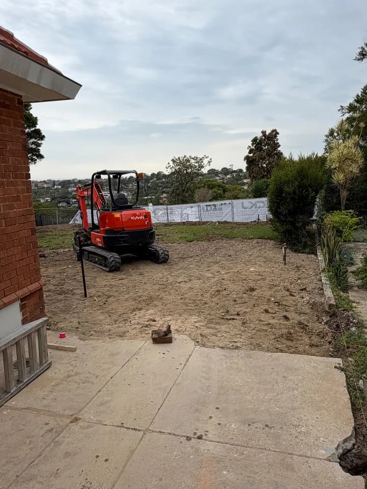 Garage demolition work, view 5