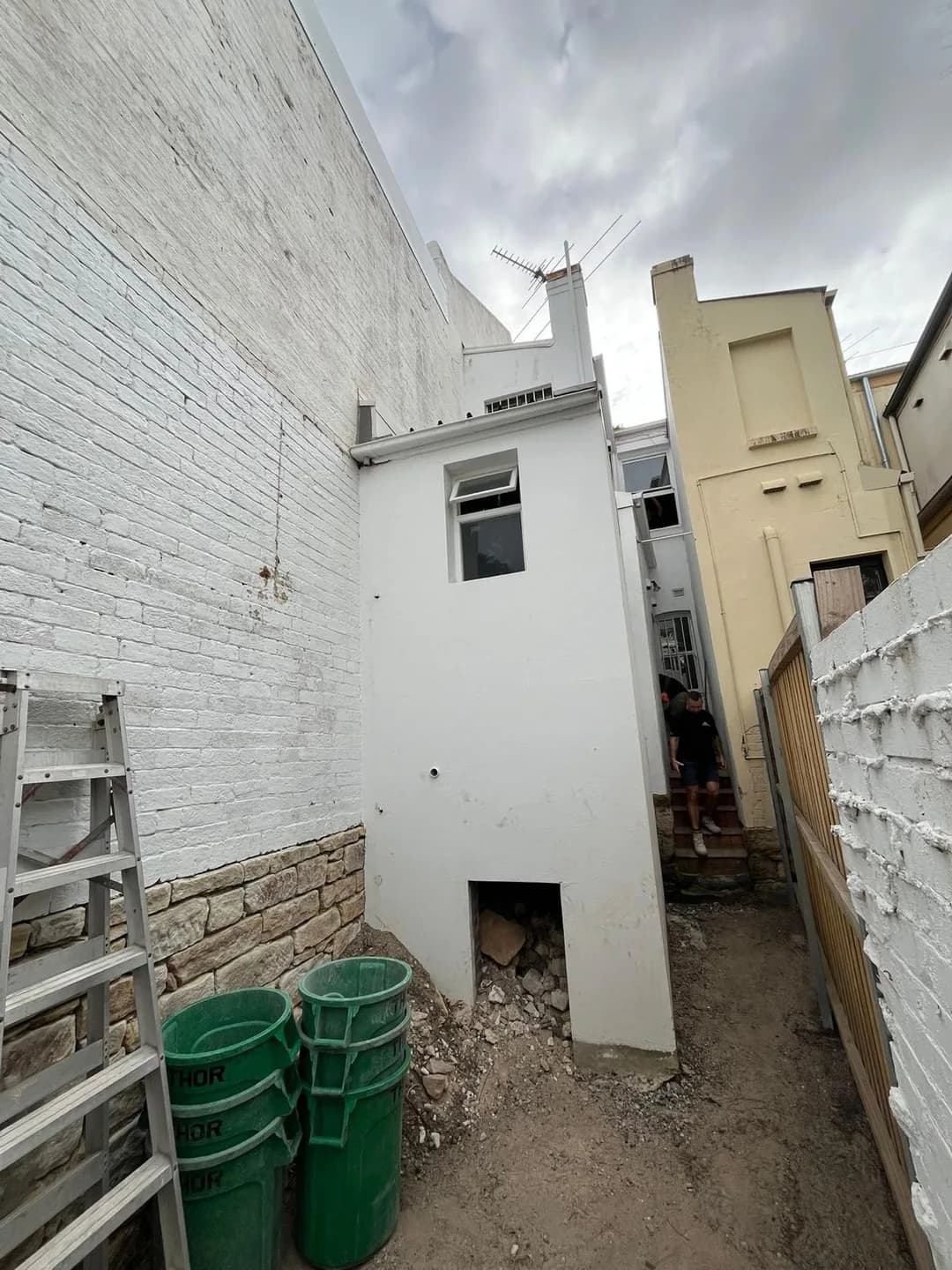 Partial internal demolition with the building structure retained