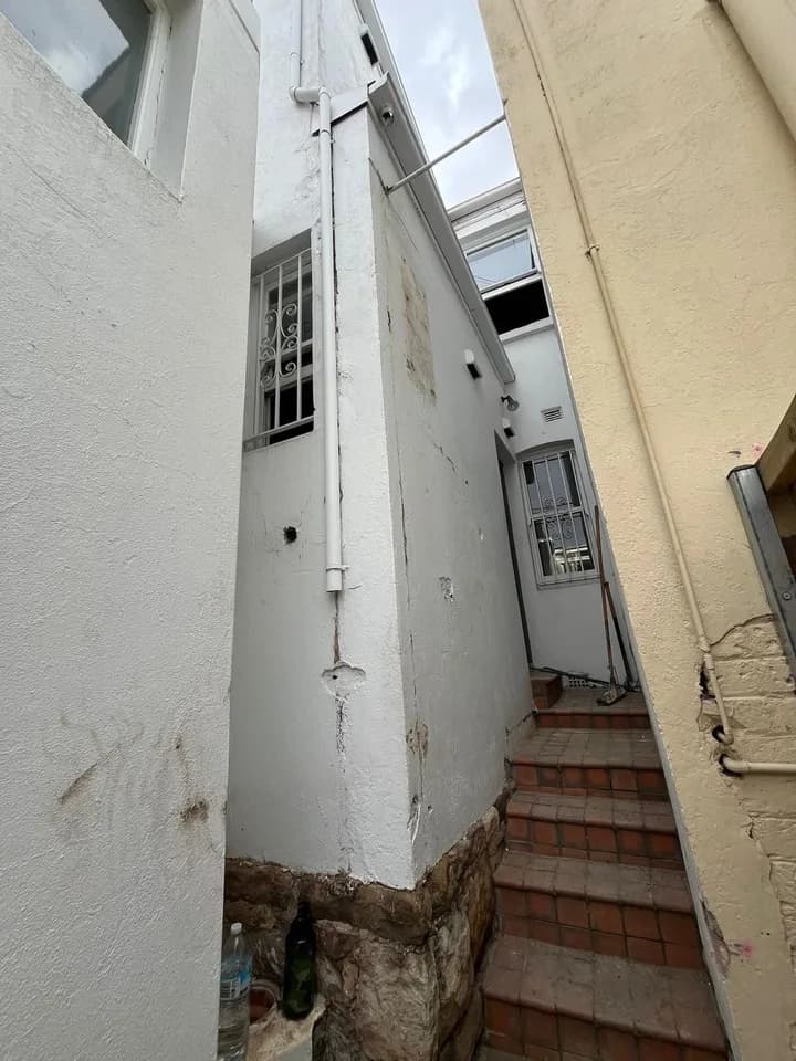 Demolition waste separated during a partial demolition project