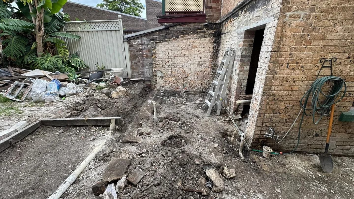 Residential kitchen strip out work, view 14