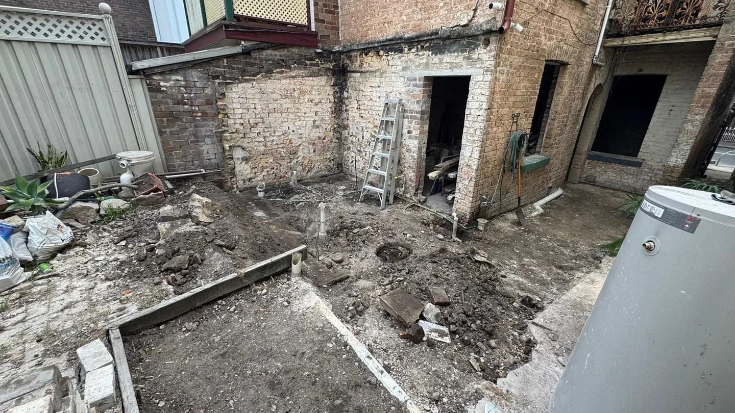 Residential kitchen strip out work, view 15
