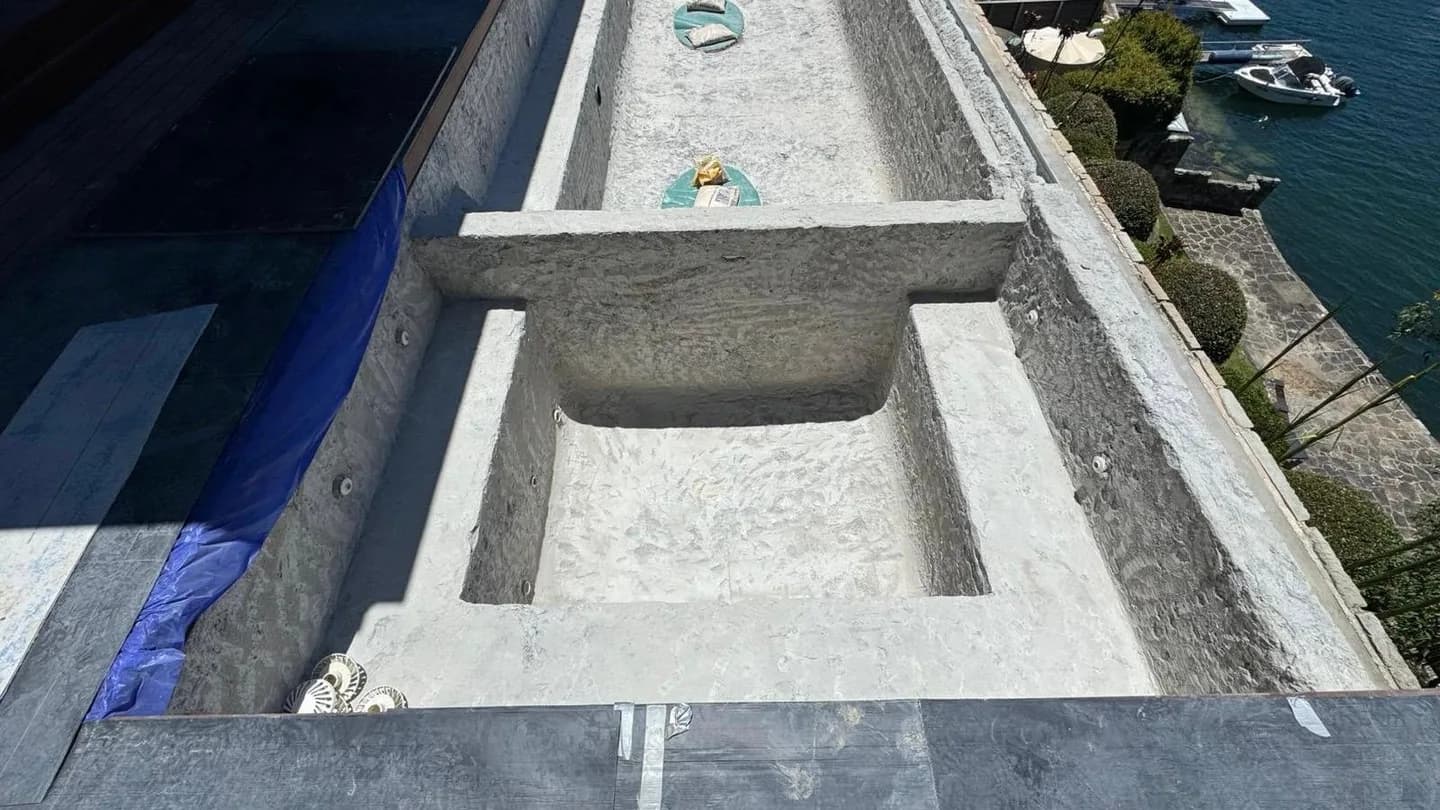 Residential lap pool strip out work, view 5