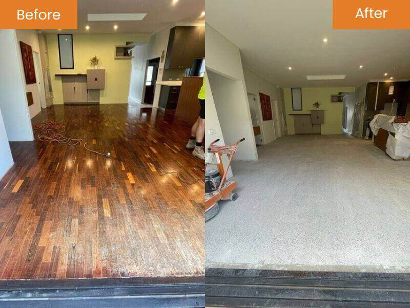 Before And After Strip Out 4