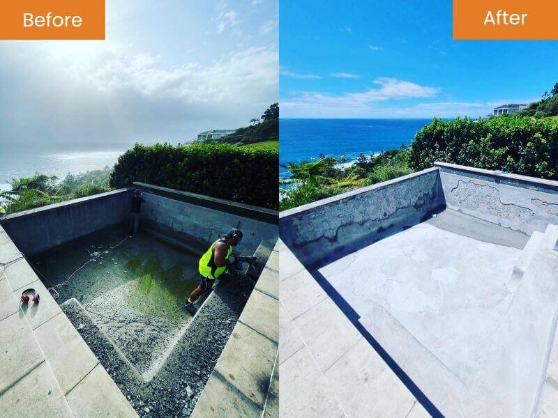 Professional pool strip out service in Sydney