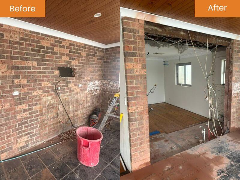 Professional structural wall opening service in Sydney